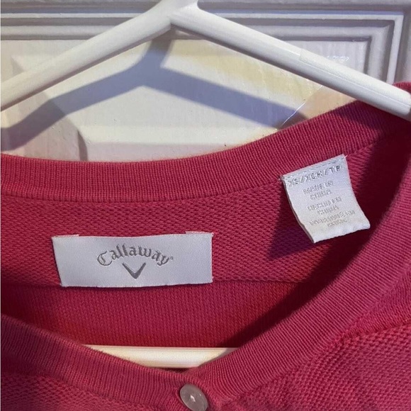 Hot Pink Callaway Cardigan - Picture 2 of 4